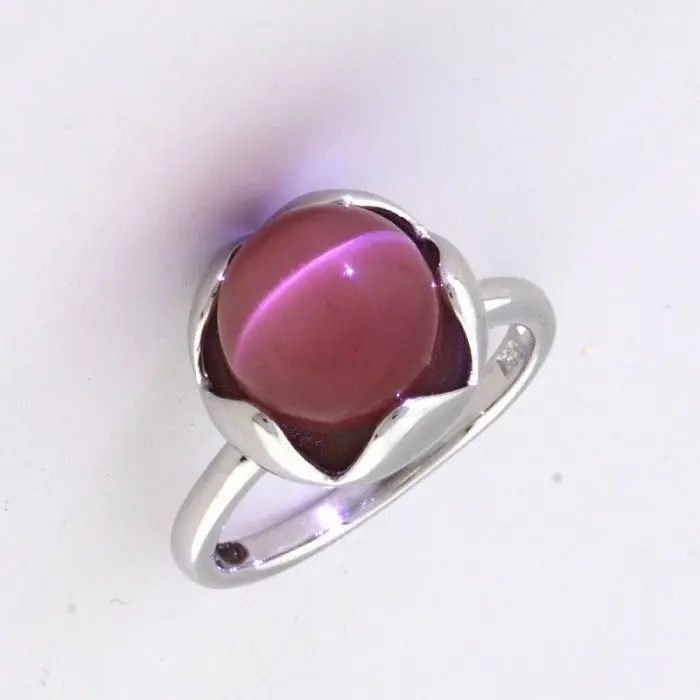 Кольцо декоративное из серебра