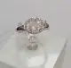 Кольцо декоративное из серебра