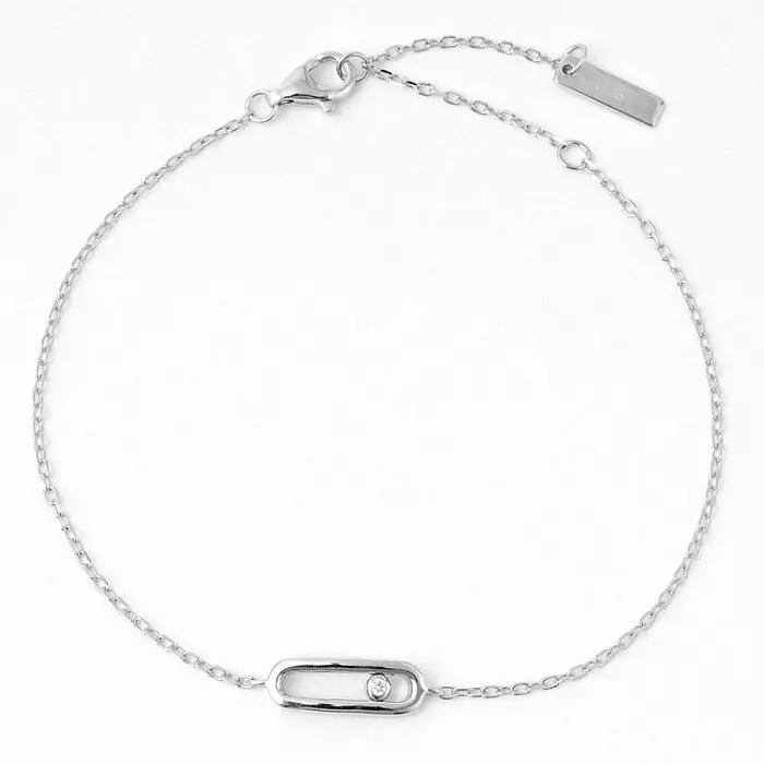 Браслет декоративный из серебра