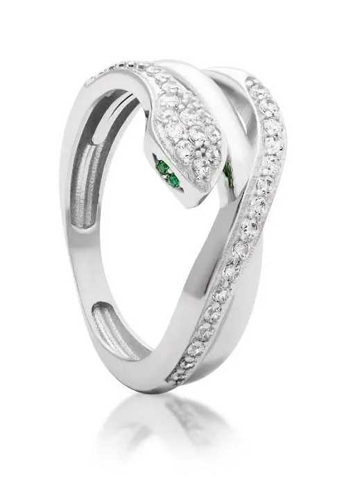 Кольцо декоративное из серебра