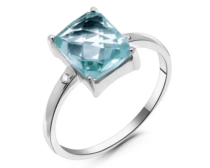 Кольцо декоративное из серебра