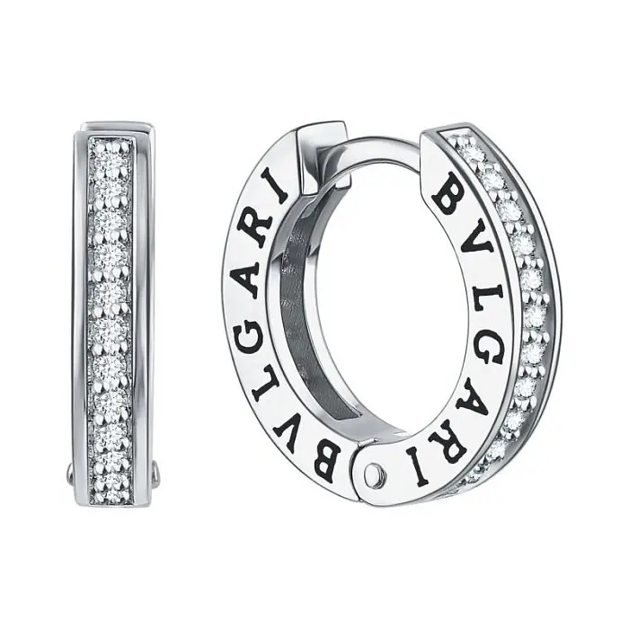 Серьги с английским замком из серебра