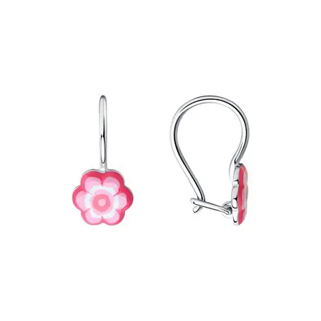 Серьги детские из серебра