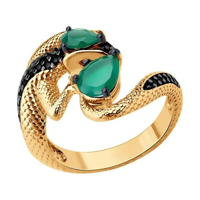 Кольцо декоративное из позолоты