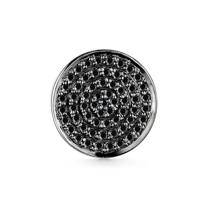 Подвеска бегунок из белого золота