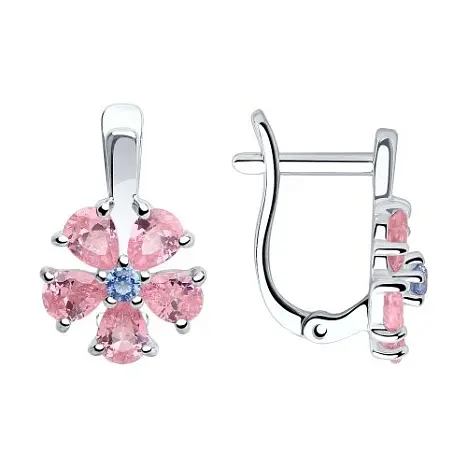Серьги детские из серебра