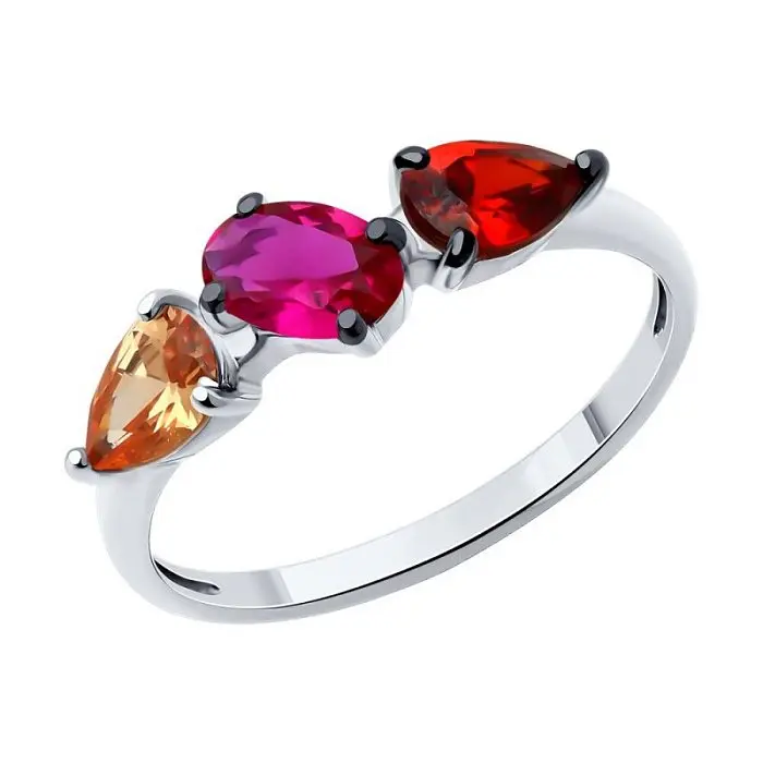 Кольцо декоративное из серебра