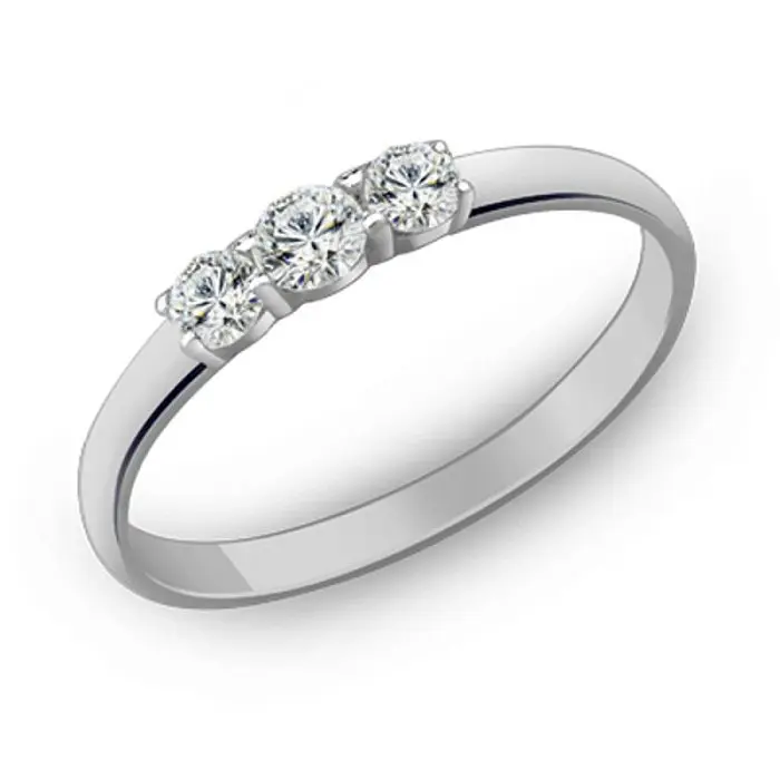 Кольцо декоративное из серебра