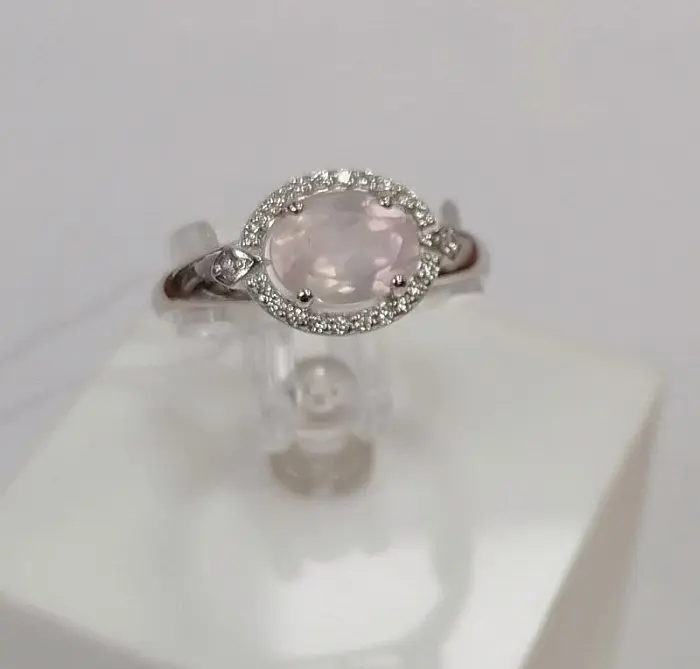 Кольцо декоративное из серебра