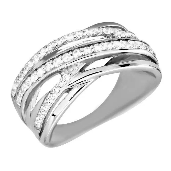 Кольцо декоративное из серебра