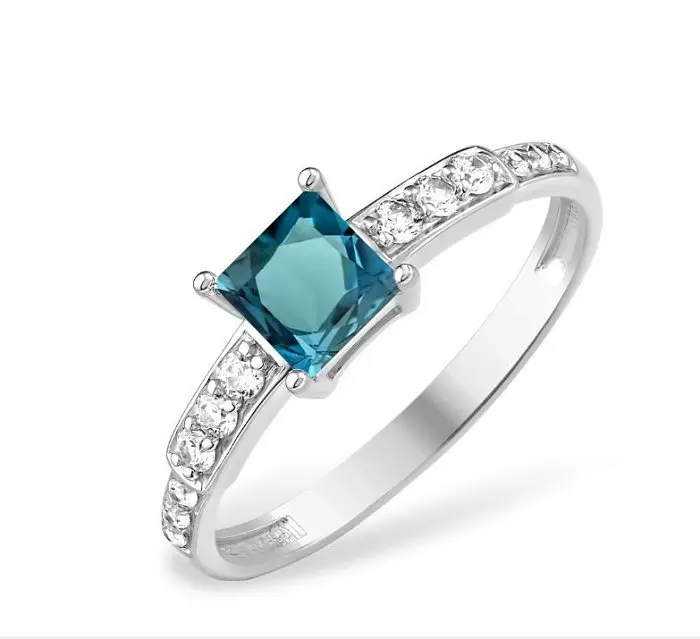 Кольцо декоративное из серебра