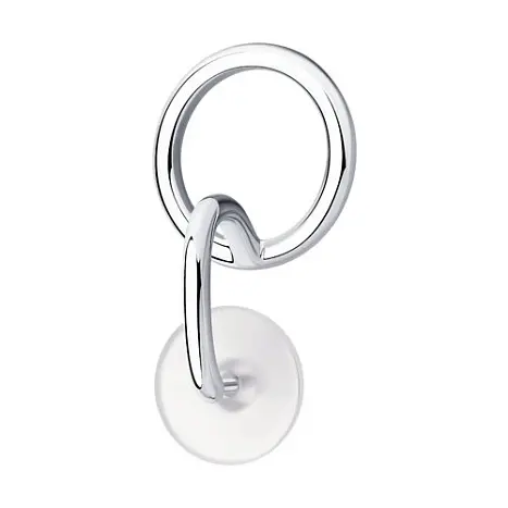 Серьги одиночные из серебра