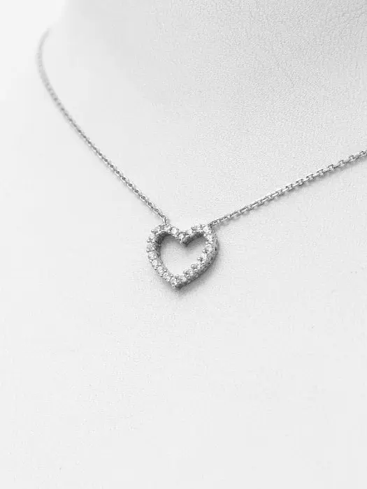 Цепь колье из серебра