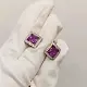 Серьги с английским замком из красного золота