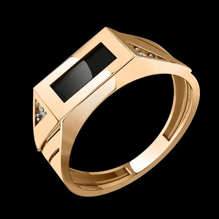 Печатка из красного золота