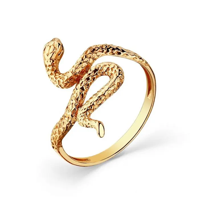 Кольцо декоративное из красного золота