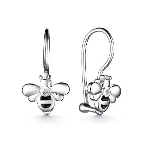 Серьги детские из серебра
