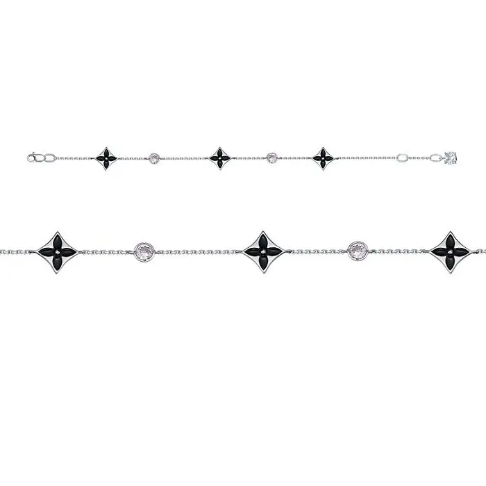 Браслет декоративный из серебра