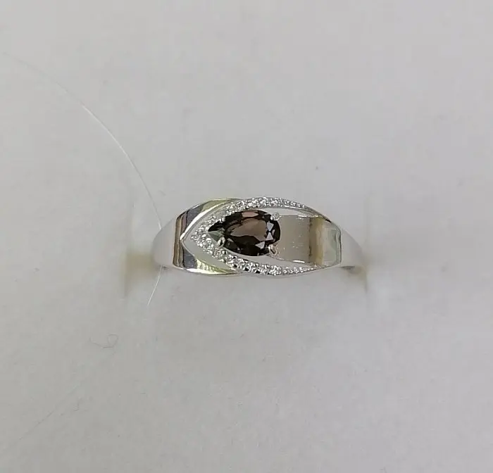 Кольцо декоративное из серебра