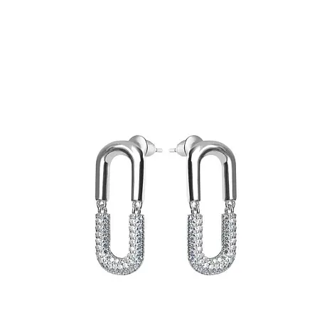 Серьги пуссеты из серебра