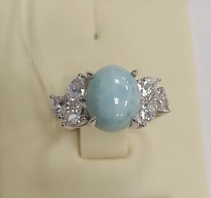 Кольцо декоративное из серебра