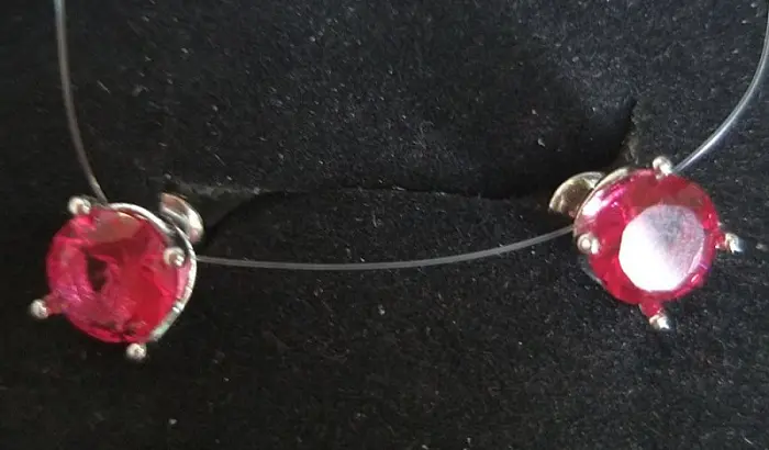 Серьги пуссеты из серебра