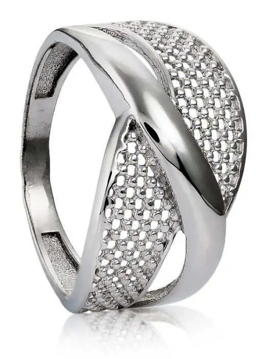 Кольцо декоративное из серебра