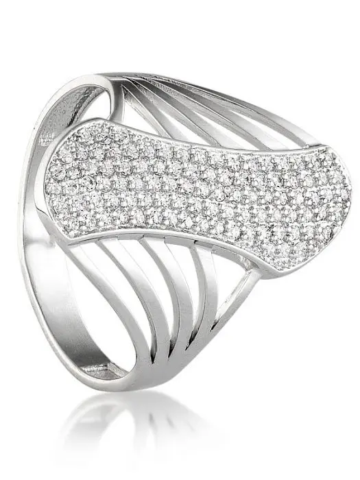 Кольцо декоративное из серебра