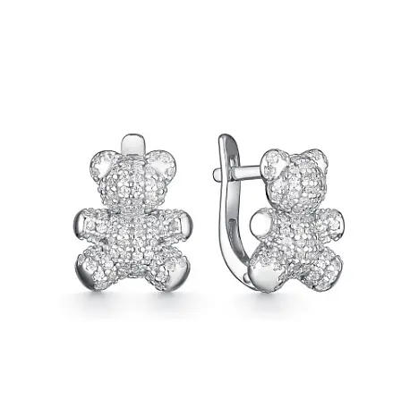 Серьги детские из серебра