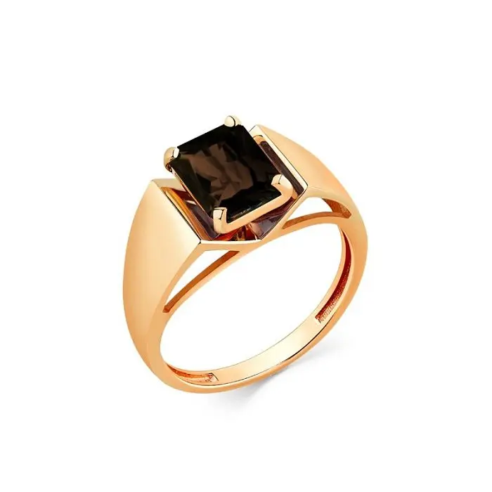 Кольцо декоративное из красного золота