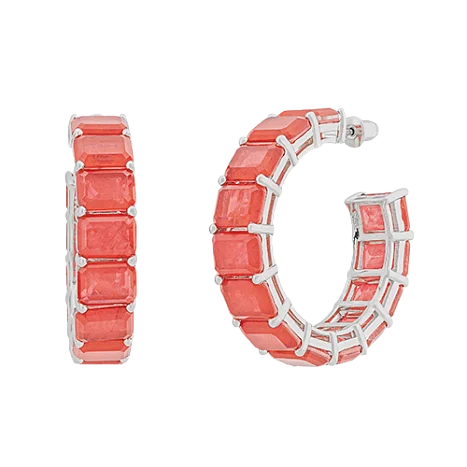 Серьги пуссеты из серебра