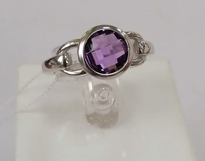 Кольцо декоративное из серебра