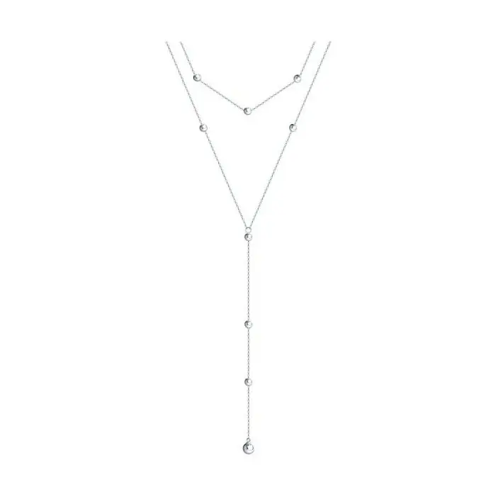 Цепь колье из серебра