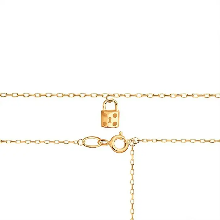 Браслет декоративный из красного золота