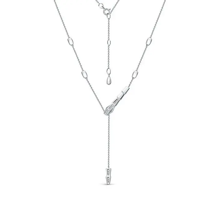 Цепь колье из серебра