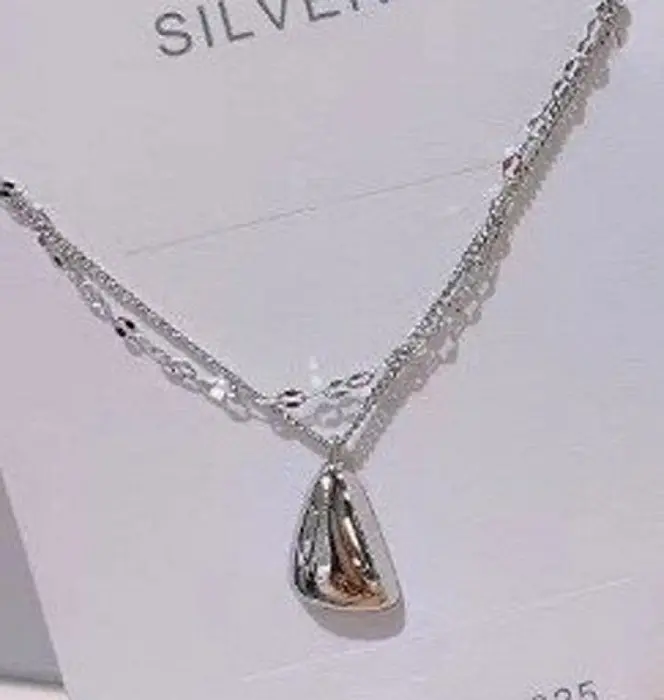 Цепь колье из серебра