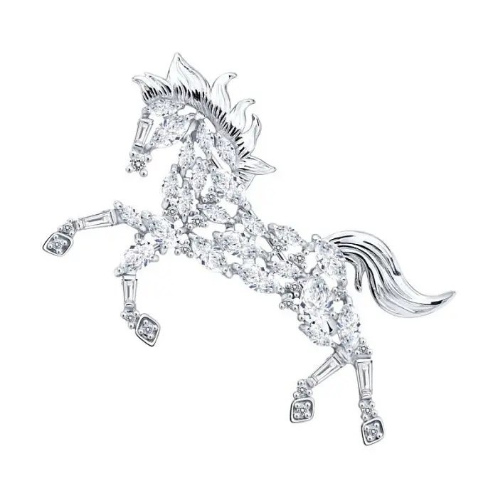 Брошь из серебра