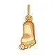 Подвеска декоративная из красного золота
