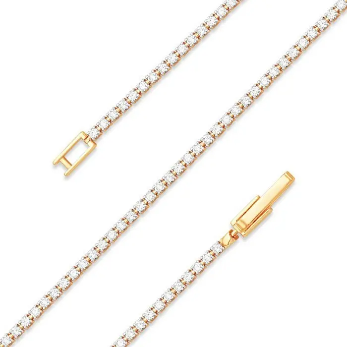 Браслет декоративный из комбинированного золота