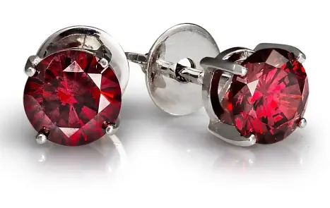 Серьги пуссеты из серебра