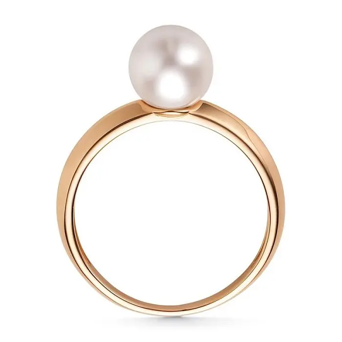 Кольцо декоративное из красного золота