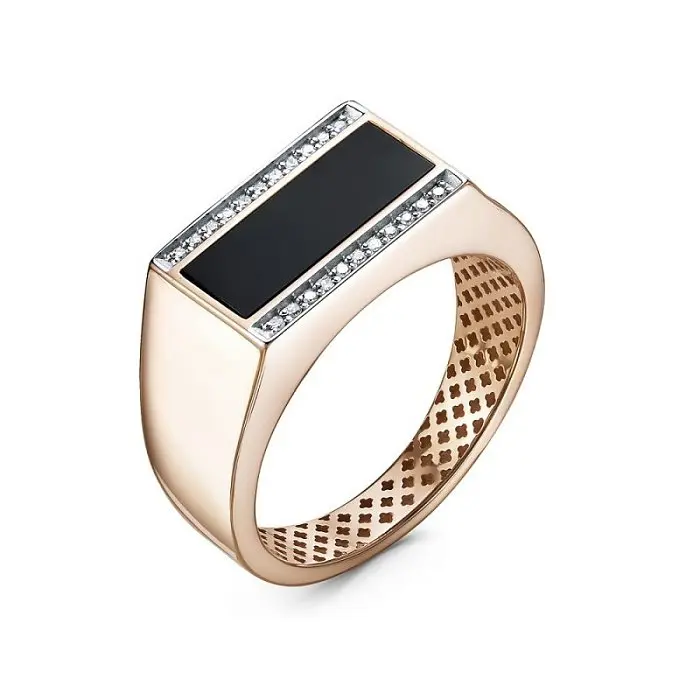 Печатка из красного золота