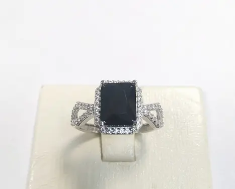 Кольцо декоративное из серебра