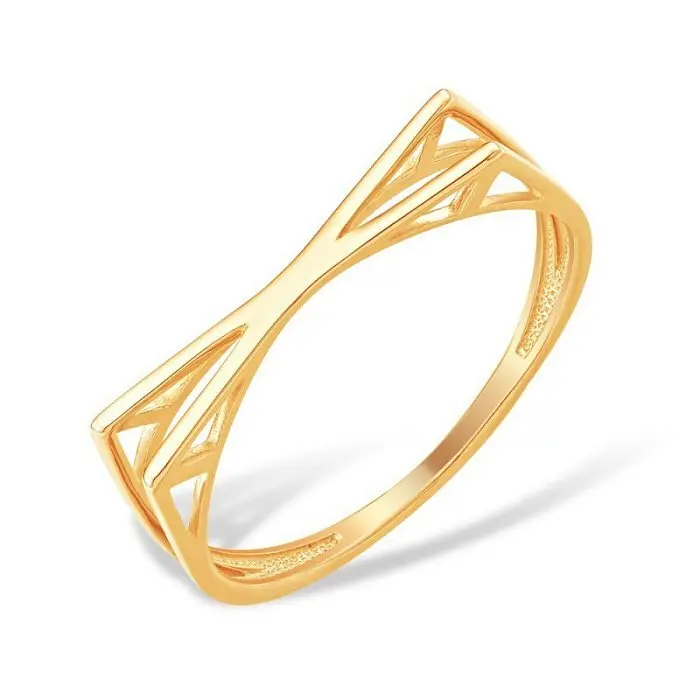 Кольцо декоративное из красного золота