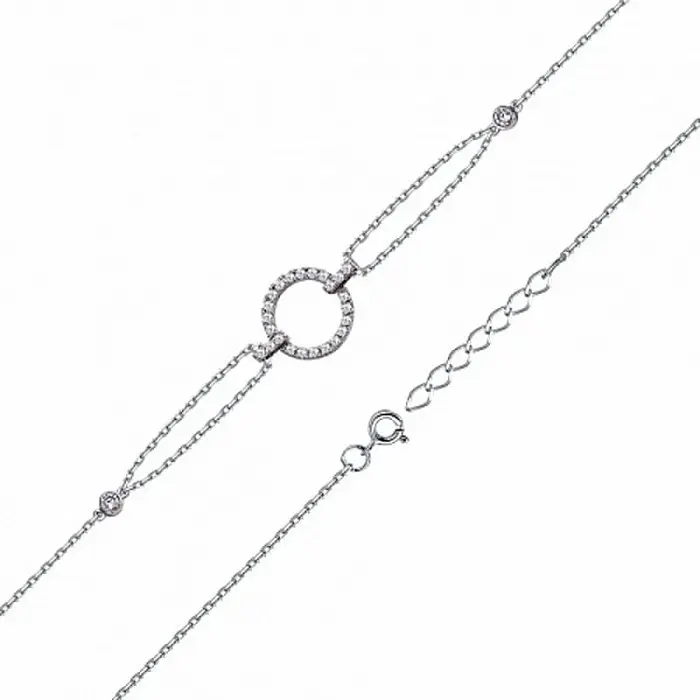 Браслет декоративный из серебра