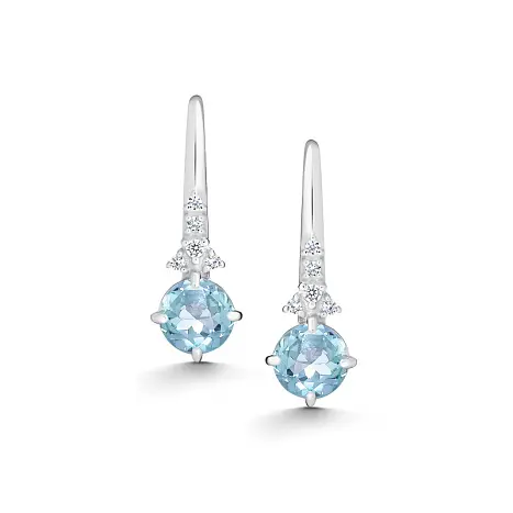 Серьги петельки из серебра
