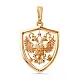 Подвеска декоративная из красного золота