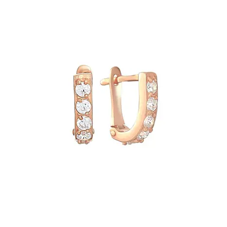 Серьги детские из позолоты