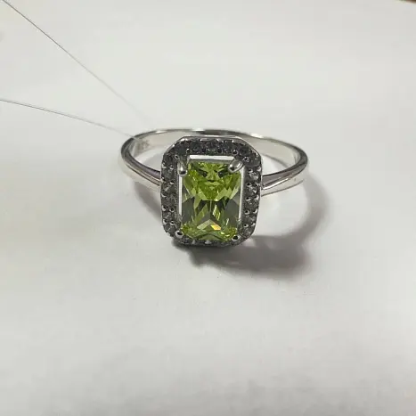 Кольцо декоративное из серебра