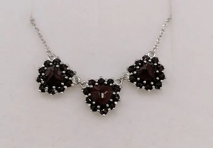 Цепь колье из серебра